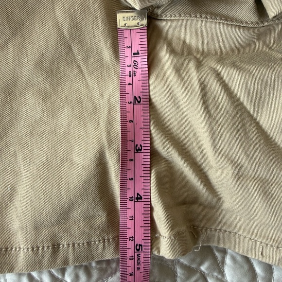 American Eagle Chino Khaki 5” shorts size 0 women excellent - Picture 6 of 6